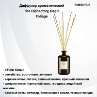 MK500TMTO  Диффузор ароматический 500мл, Ambientair, The Olphactory, Begin, Foliage