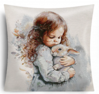 2517148 Наволочка декоративная 45*45см, Алиса в Стране чудес, гобелен