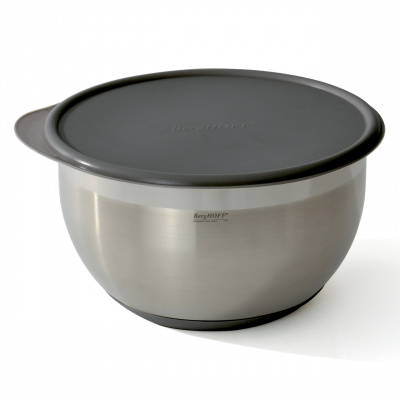 БРАК **3700063 Миска 3л с крышкой, нержавеющая сталь, BergHOFF, серия Eclipse