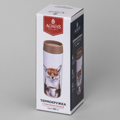 798-103 Термокружка 350мл, Agness, серия "FOXY" 