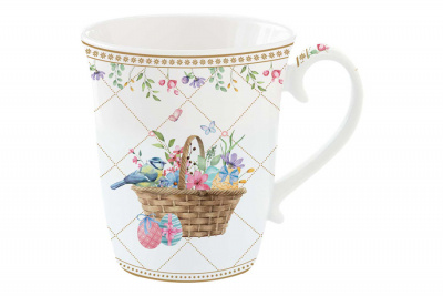 EL-R1171/SPBL Кружка 275 мл, Easy Life, Spring Bloom, декор пасхальный Корзина с цветами