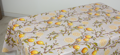16873 Клеенка Глянец Сладкие лимоны, ширина 140см