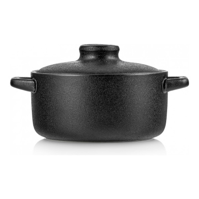 37000645 Форма для выпечки и запекания 400мл с крышкой, WALMER, серия IRON-BLACK 