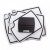 NRD31018OA6  Набор из 3 разделочных досок на подставке, ComposeEat, композитный материл, цвет White & Black