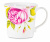 JM-90535/1 Кружка Just Mugs Mersey Ботанический сад Роза 412 мл, фарфор костяной