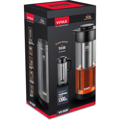 **VX-3331 Чайник заварочный 1,3л, VITAX, серия TeaJug