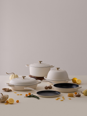 LJ0000576 Форма для запекания птицы, выпечки хлеба из коллекции "Шеффилд" d26 см, 2л, молочная