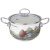 943-066 Кастрюля AGNESS "FAMILY HOUSE" 2,0л эмалированная со стеклянной крышкой