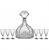 990/99999/9/68974/604-709 Набор для ликера: штоф 500 мл + 6 стопок 50 мл, Crystal BOHEMIA, серия "PATRICIEN", хрусталь
