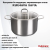 SF-CA6024G Кастрюля 6,0л индукция, нержавеющая сталь, Kukmara, серия Safia 