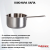 SF-LDL1516G Ковш 1,5л индукция, нержавеющая сталь, Kukmara, серия Safia 
