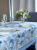 Скатерть с пропиткой "Антипятно" 145*250см, прямоугольная, декор "Delight blue"